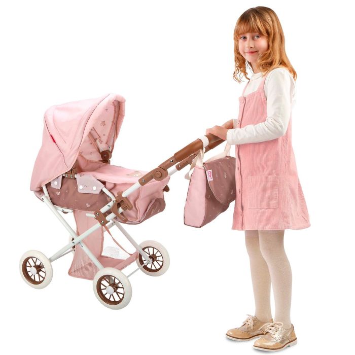 Muñecas Arias Coche de Capota Bear con Bolso, para Muñecas, Manillar Ajustable de 33 a 63 cm, Juguete Infantil Edad +3 Años 4 Muñecas Arias Coche de Capota Bear con Bolso, para Muñecas, Manillar Ajustable de 33 a 63 cm, Juguete Infantil Edad +3 Años 4