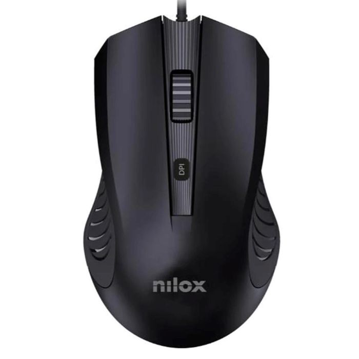 Nilox MOUSB1013 Ratón Óptico 2400 dpi Negro Nilox MOUSB1013 Ratón Óptico 2400 dpi Negro