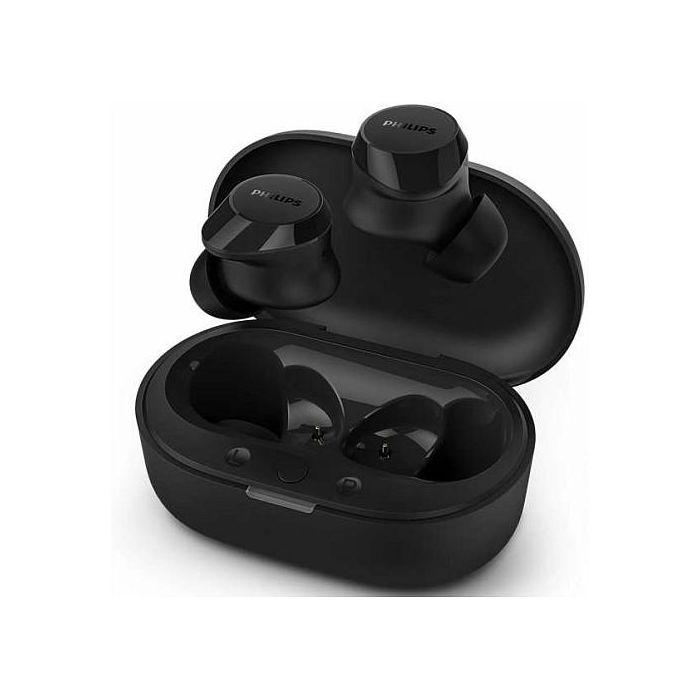Philips TAT1209BK Auriculares Bluetooth con Estuche de Carga, Autonomía 6h, Negros 3