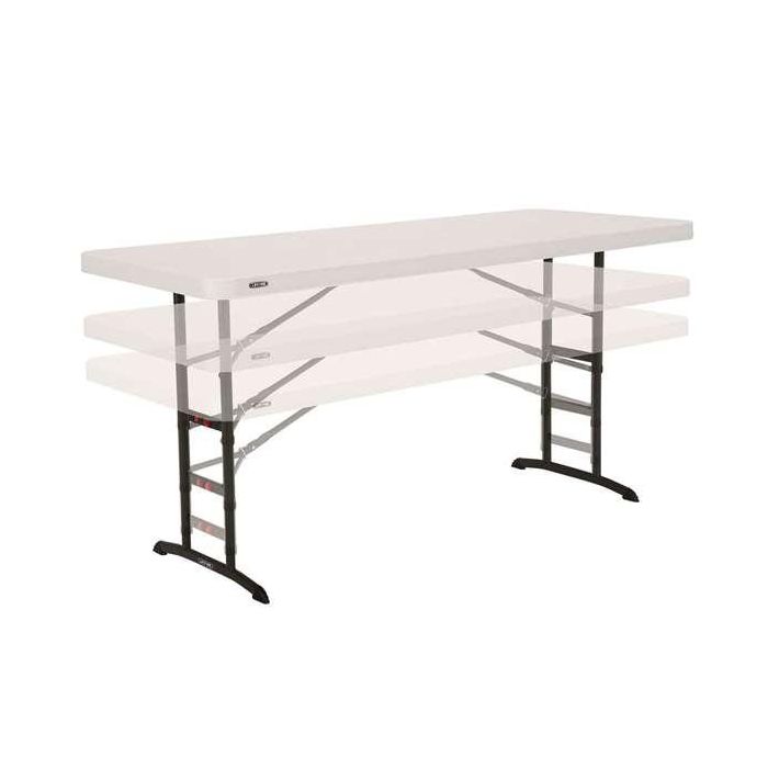 Mesa Plegable Lifetime Blanco Acero Plástico 183 x 91 x 76 cm