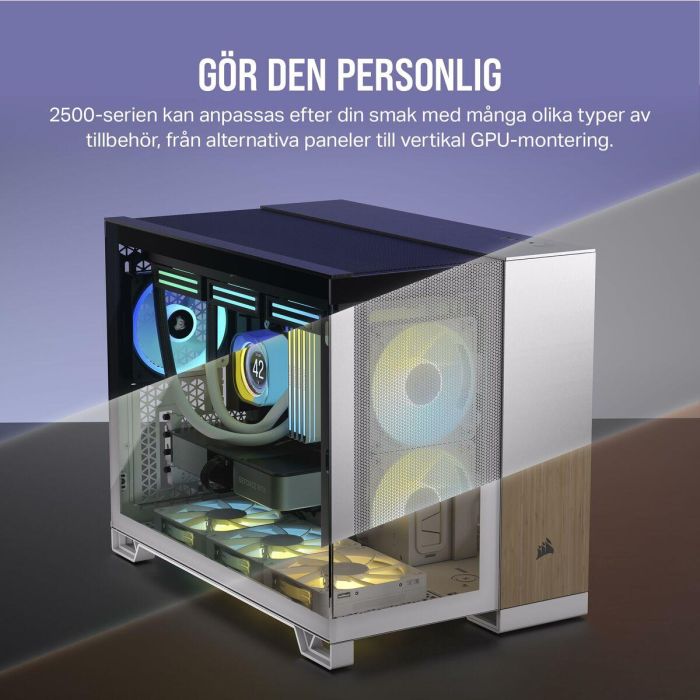 Caja Semitorre ATX Corsair Blanco 5 Caja Semitorre ATX Corsair Blanco 5