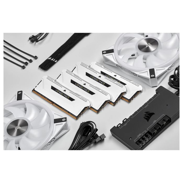 Corsair Vengeance RGB Pro SL White 32GB (2x16GB) DDR4 3200MHz CL16 DIMM Kit Memoria RAM 4