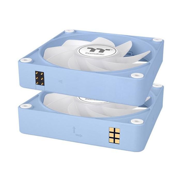 Thermaltake CL-F198-PL12BU-A Ventilador de Refrigeración para Carcasa PC 12 cm Azul - Kit 3 Piezas Hidráulico 3 Thermaltake CL-F198-PL12BU-A Ventilador de Refrigeración para Carcasa PC 12 cm Azul - Kit 3 Piezas Hidráulico 3