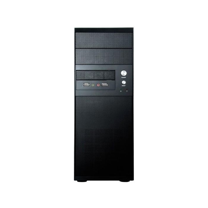 Chieftec CQ-01B-U3-OP Midi Tower PC, Caja para Ordenador de Sobremesa, ATX, Micro ATX, Negro, para Hogar u Oficina 1
