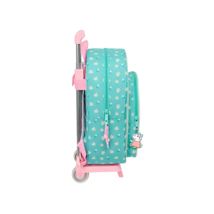 Mochila Escolar con Ruedas Peppa Pig Pretty flowers Amarillo Menta 26 x 11 x 67 cm 26 x 34 x 11 cm 2 Mochila Escolar con Ruedas Peppa Pig Pretty flowers Amarillo Menta 26 x 11 x 67 cm 26 x 34 x 11 cm 2