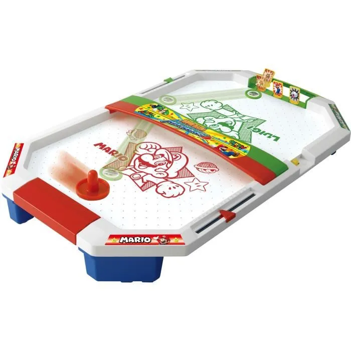 Epoch Super Mario Air Hockey Juego de Mesa para Niños y Adultos con Juego Real de Aire y Personajes Incluidos 1 Epoch Super Mario Air Hockey Juego de Mesa para Niños y Adultos con Juego Real de Aire y Personajes Incluidos 1