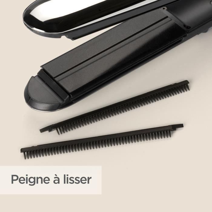 BaByliss ST496E Plancha de Pelo a Vapor Steam Shine Profesional Iónica 5 Temperaturas hasta 230°C Placas Cerámica 39mm 5 BaByliss ST496E Plancha de Pelo a Vapor Steam Shine Profesional Iónica 5 Temperaturas hasta 230°C Placas Cerámica 39mm 5