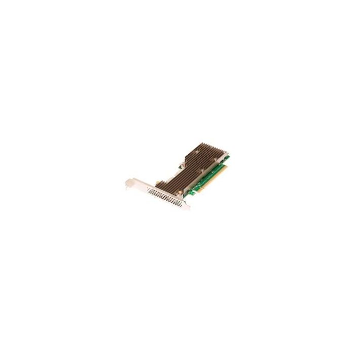 Broadcom P411W-32P RAID HBA 8x4/16x2/32x1 NVMe SSD x16 PCIe Gen 4 Perfil bajo, SFF-8654, 32 Puertos