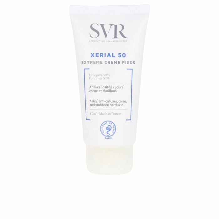 SVR Laboratoire Dermatologique XERIAL 50 Extreme Crema Exfoliante Pies con Urea Pura y Ácido Salicílico para Callosidades y Durezas 50 ml
