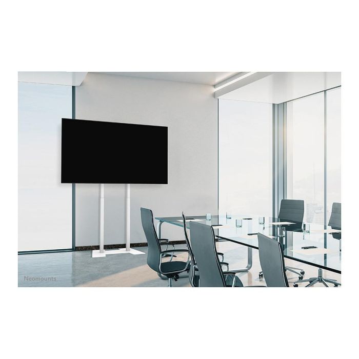 Newstar AFP-875WH Placa de Suelo Atornillable Blanco Acero - Compatible con FL55-875WH1 y WL55-875WH1, 864x600x9.5 mm