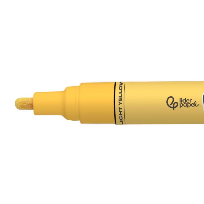 Rotulador Liderpapel Acrylic Base Agua Todo Tipo De Superficie Punta Redonda 3 mm Amarillo Claro 2 Rotulador Liderpapel Acrylic Base Agua Todo Tipo De Superficie Punta Redonda 3 mm Amarillo Claro 2