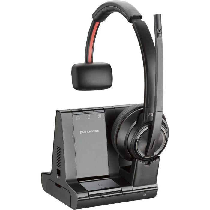 HP Poly Savi 8210 Auriculares Inalámbricos DECT, Banda 1880-1900 MHz, Micrófono con Cancelación de Ruido