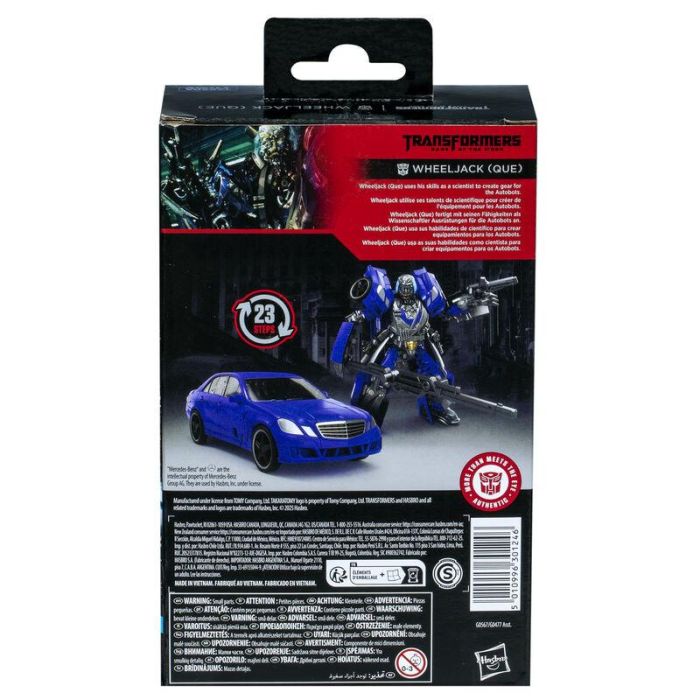 Hasbro Transformers Studio Series Deluxe Class Wheeljack Figura de Acción Dark of the Moon 11,5 cm Robot a Mercedes Benz E550 4