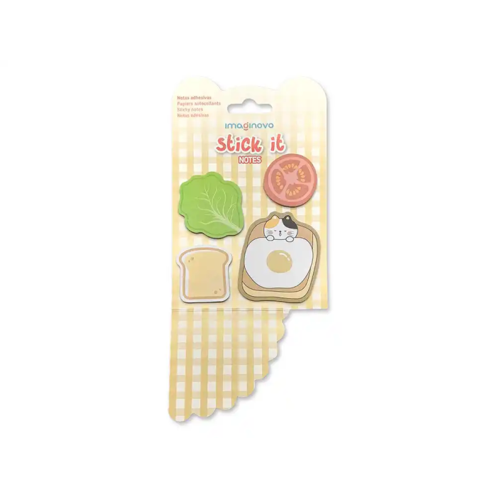 Imaginovo Bloc notas adhesivas surprise pegatina sorpresa 20 hojas tamaños surtidos amarillo 3