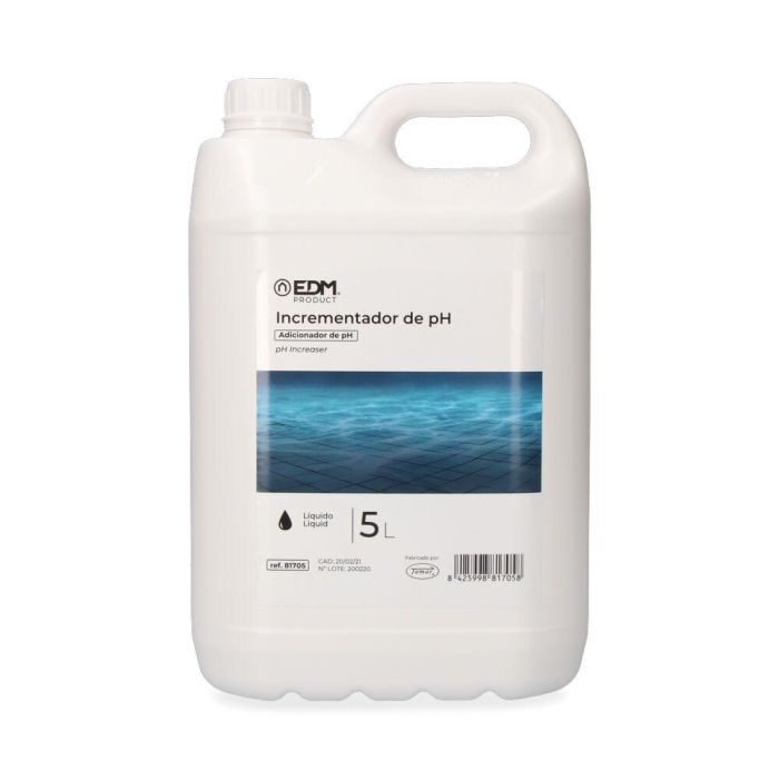 Edm Incrementador de pH líquido 5 l Fusion para piscinas