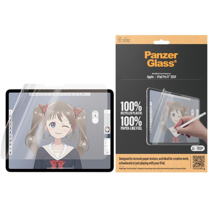 PanzerGlass UWF Protector de Pantalla GraphicPaper para iPad Pro 11" (2024) Transparente 0 PanzerGlass UWF Protector de Pantalla GraphicPaper para iPad Pro 11" (2024) Transparente 0