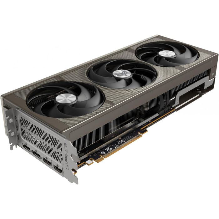 Sapphire Nitro+ Radeon OC RX 9070 Tarjeta Gráfica 16GB GDDR6, 3 Ventiladores, PCI Express 5.0, Gris 1