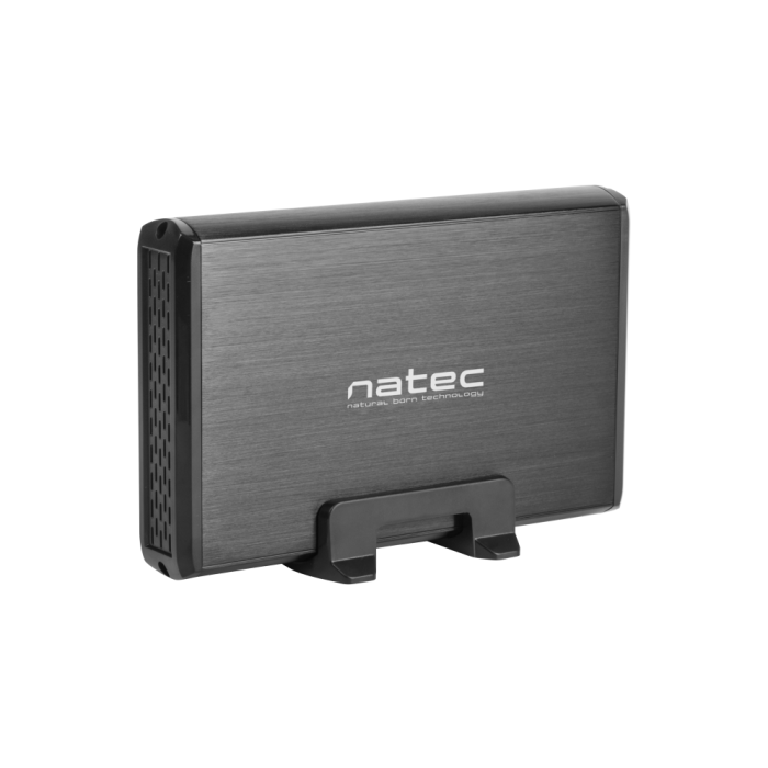 NATEC NKZ-0448 Caja para Disco Duro Externo HDD 3.5 pulgadas, Conexión SATA, USB 3.0 (Velocidad 5 Gbit/s), Color Negro NATEC NKZ-0448 Caja para Disco Duro Externo HDD 3.5 pulgadas, Conexión SATA, USB 3.0 (Velocidad 5 Gbit/s), Color Negro