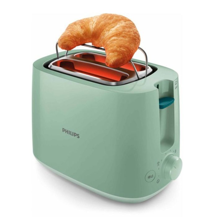 Tostador Philips Daily Collection HD2581/60/ 900W/ Verde Desierto Tostador Philips Daily Collection HD2581/60/ 900W/ Verde Desierto