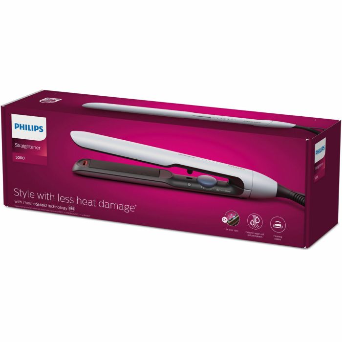 Plancha de Pelo Philips BHS520/00 Blanco Negro Negro/Blanco 2 Plancha de Pelo Philips BHS520/00 Blanco Negro Negro/Blanco 2
