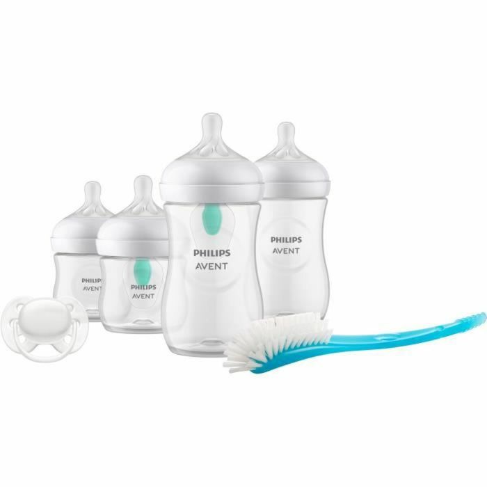 Set Biberones + Chupón + Cepillo Philips Avent Transparente 6 Piezas