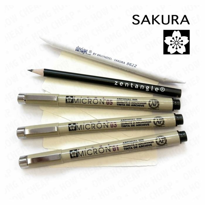 Set de Dibujo Talens Sakura Zentangle (10 Unidades) 2