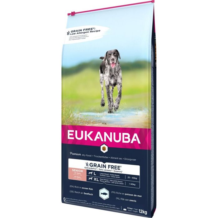 Pienso Eukanuba Grain Free Senior large/giant breed Senior Pescado 20-40 Kg 12 kg 2 Pienso Eukanuba Grain Free Senior large/giant breed Senior Pescado 20-40 Kg 12 kg 2