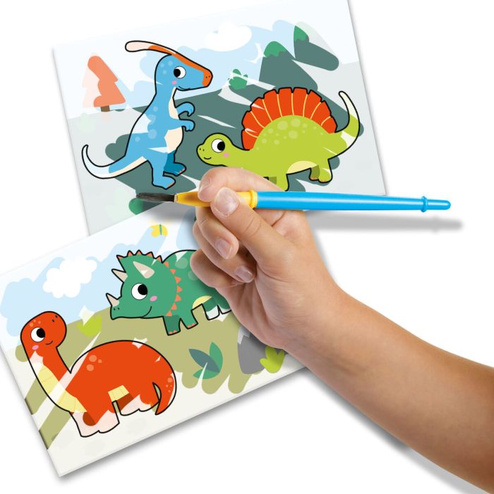 Dibujos para pintar SES Creative Colouring with Water Dinosaurios 3