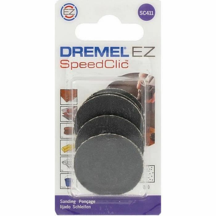 Discos de lija Dremel SC411 Ez Speedclick Multiherramienta (6 Unidades) 4