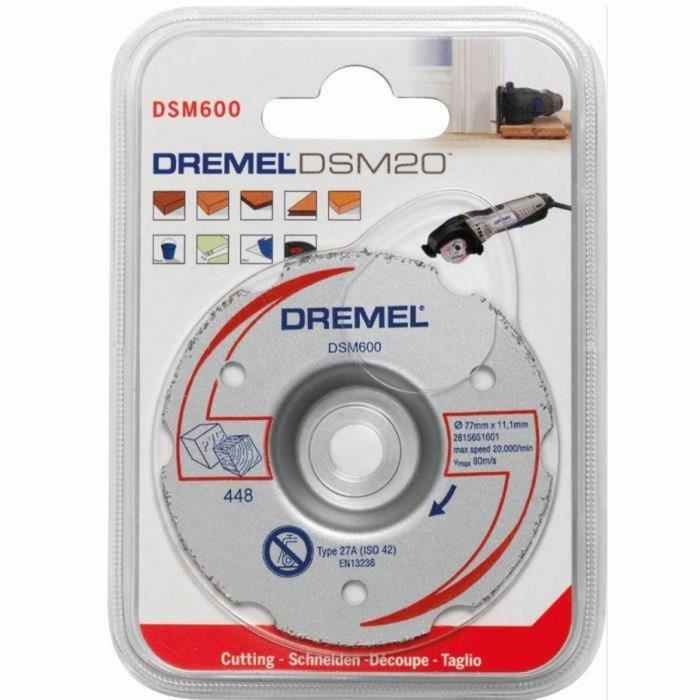 Disco de corte Dremel S600 DSM20 carburo 3