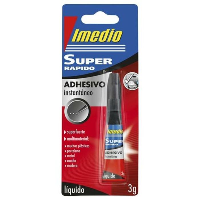 Adhesivo Instantáneo Imedio Super 3 g (10 Unidades) 1