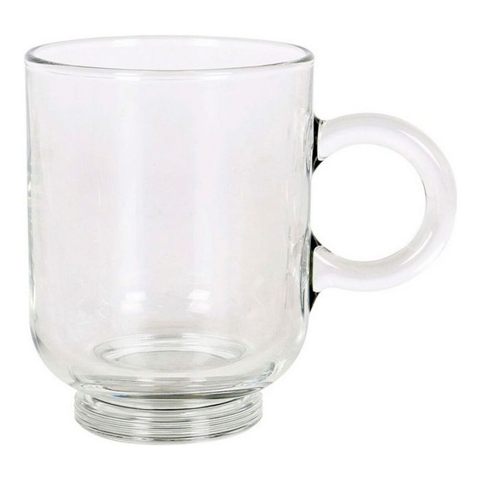 Juego de 6 Tazas de Café Royal Leerdam Sentido Mug Transparente Cristal 6 Piezas (6 Unidades) (37 cl)