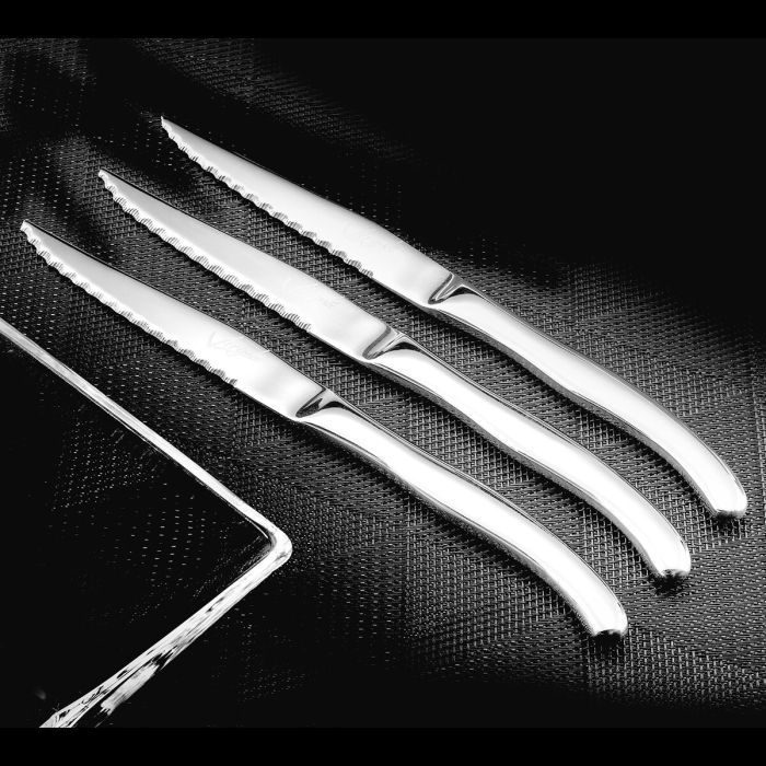 Set de Cuchillos para Carne Amefa Virgule Metal Bicolor 12 Unidades (23,5 x 1,9 x 0,8 cm) 1