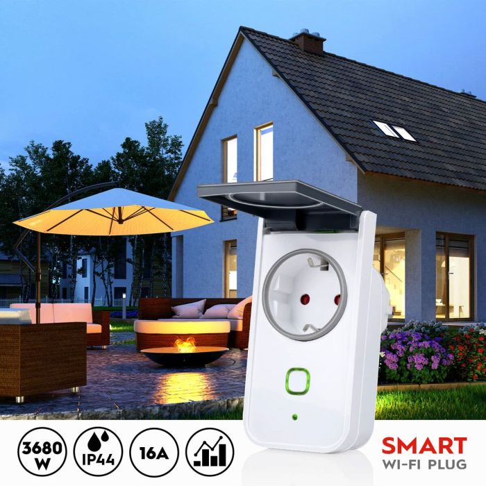 Enchufe Inteligente Alpina Smart Home Exterior Wi-Fi 230 V 16 A 2