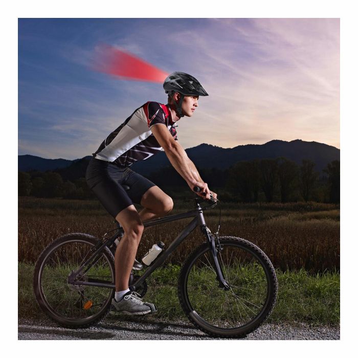 Casco de Ciclismo para Adultos Dunlop M Negro Luz LED 1 Casco de Ciclismo para Adultos Dunlop M Negro Luz LED 1