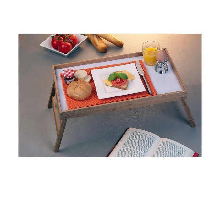 Bandeja de desayuno para cama plegable bamboo 50x30x22cm