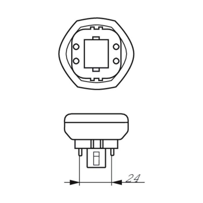 Bombilla fluorescente Philips MASTER PL-T 4 Pin Blanco B 42 W 3200 Lm (3000K) 1 Bombilla fluorescente Philips MASTER PL-T 4 Pin Blanco B 42 W 3200 Lm (3000K) 1