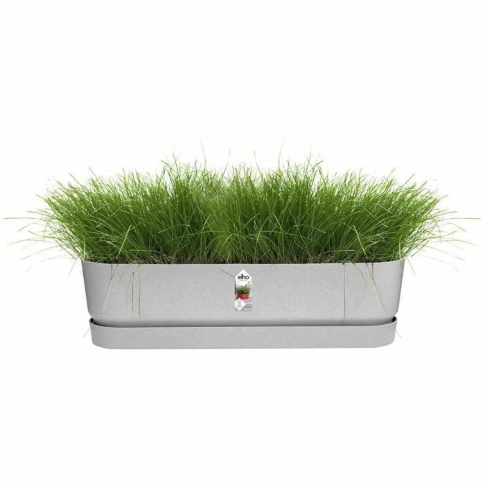 Jardinera Elho Gris 70 cm Plástico Ovalada 4