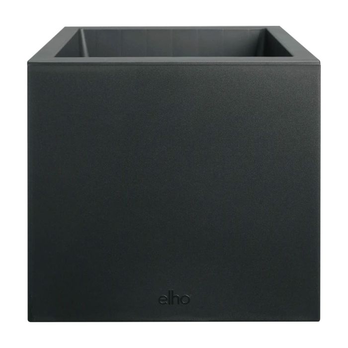 Maceta Elho Negro Ø 39 cm Plástico Cuadrado Moderno 3