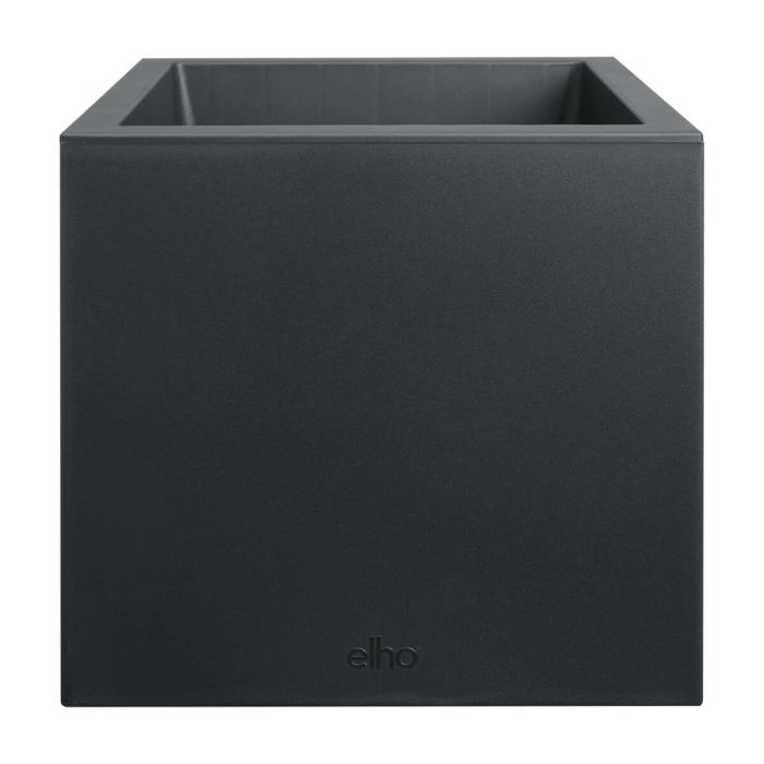 Maceta Elho Negro Ø 29 cm Plástico Cuadrado Moderno 4