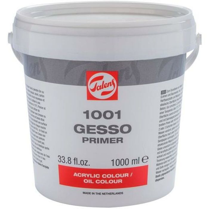 Talens Pintura Acrílica Gesso Primer 1001 Para Imprimación Bote 1000 mL