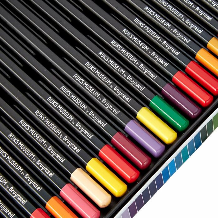 Lápices de colores Bruynzeel La Ronda de Noche Multicolor Estuche metálico 50 Piezas 3