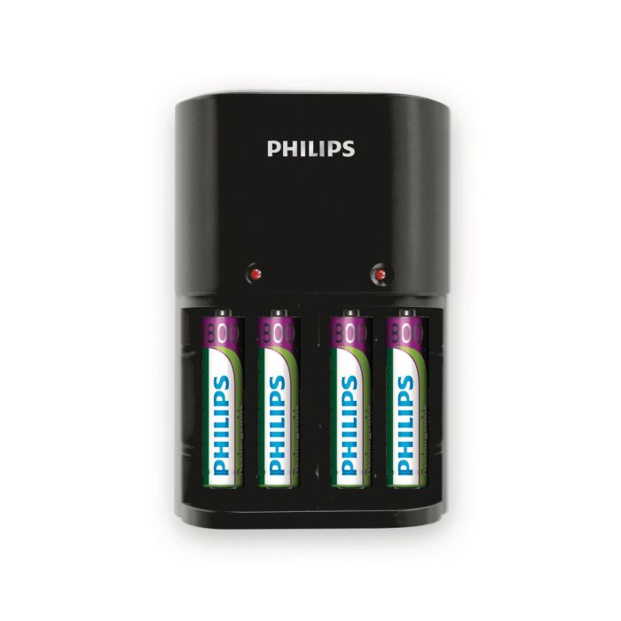 Philips Cargador de pilas aaa/aa (4 pilas recargables nimh aaa incluidas) Philips Cargador de pilas aaa/aa (4 pilas recargables nimh aaa incluidas)