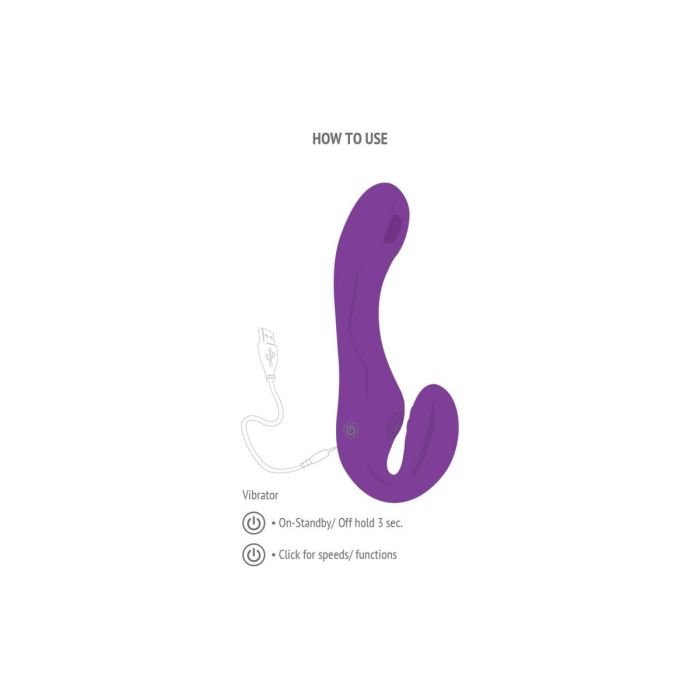 Vibrador Punto G Toy Joy Morado 5