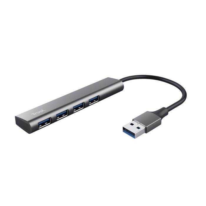 Hub USB Trust 24947 Gris Negro/Gris (1 unidad) 7