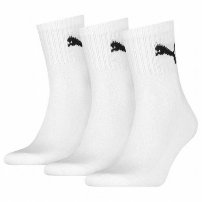 Calcetines Deportivos Puma Crew Blanco Calcetines Deportivos Puma Crew Blanco