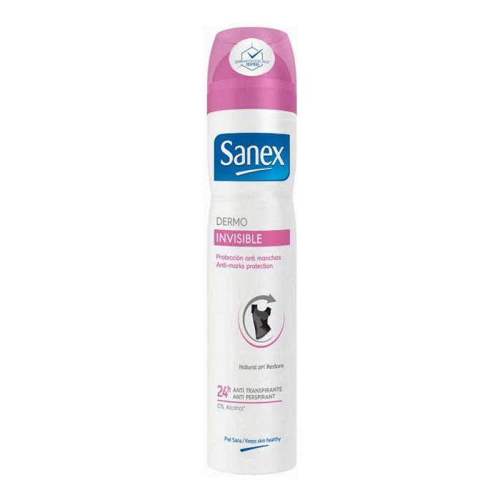 Desodorante en Spray Dermo Invisible Sanex (200 ml)