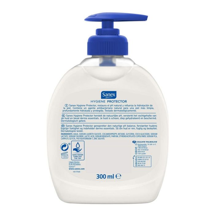 Jabón de Manos Hygiene Protector Sanex Dermo Protector (250 ml) (300 ml) 1