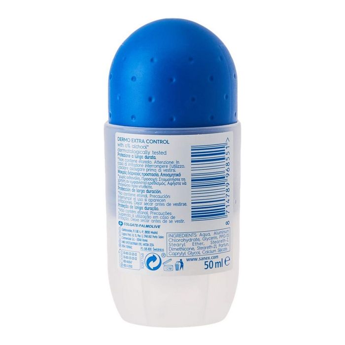 Desodorante Roll-On Dermo Extra Control Sanex Dermo Extra Control 3