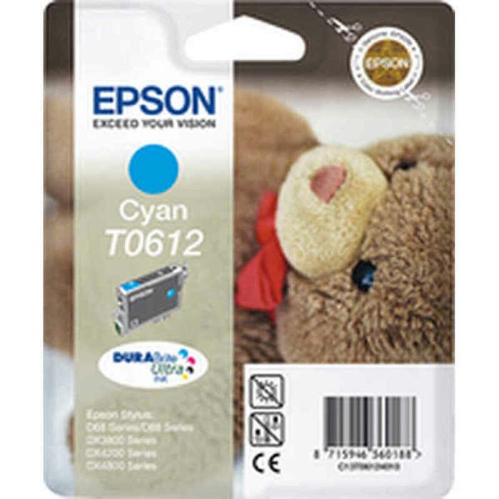 Cartucho de Tinta Original Epson C13T06124010 Cian 1